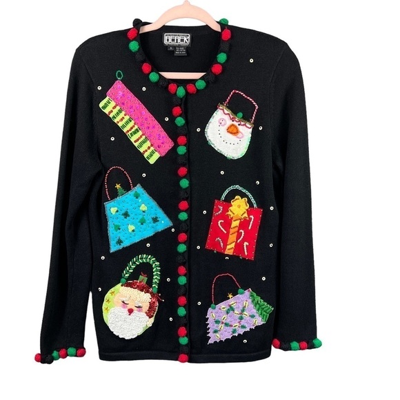berek Sweaters - The Collective Work of Berek Holiday Christmas Cardigan Sweater Women’s Size S